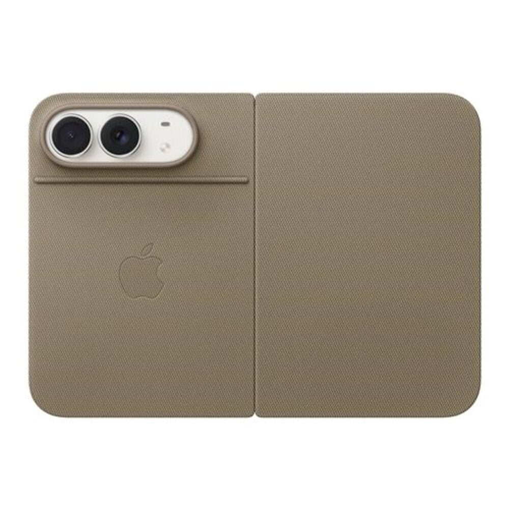 iPhone Duo Original Apple Folio Case w. Kickstand - MagSafe Compatible - Taupe (MKR64ZM/A)