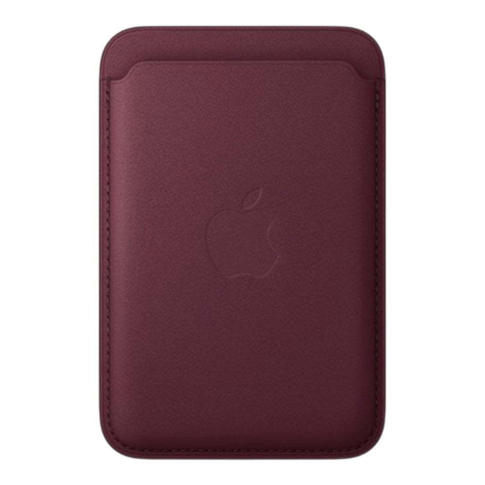 Original Apple FineWoven Wallet - MagSafe Compatible - Burgundy (MK9H4ZM/A)