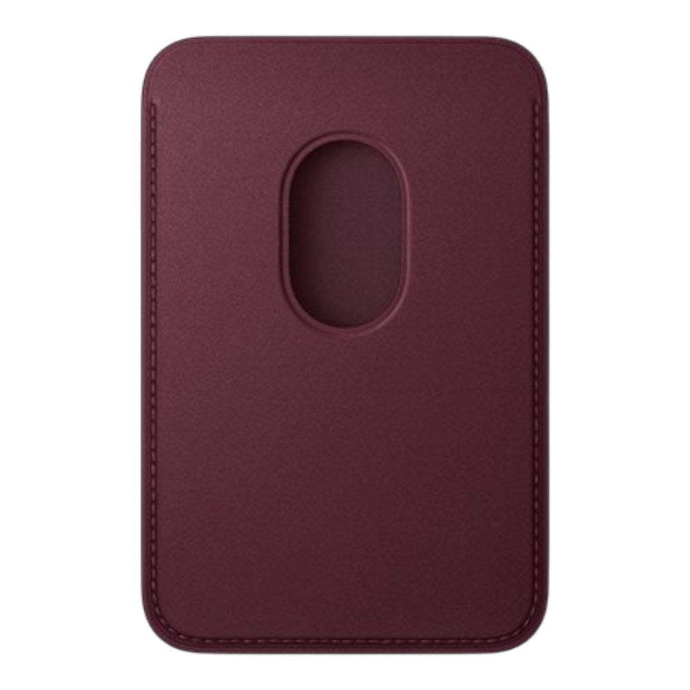 Original Apple FineWoven Wallet - MagSafe Compatible - Burgundy (MK9H4ZM/A)