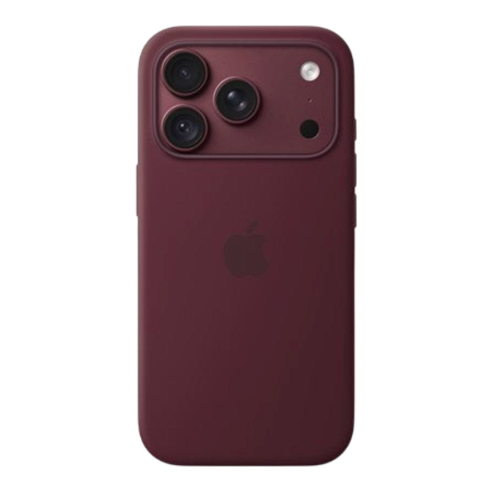 Original Apple iPhone 18 Pro Silicone Case - MagSafe Compatible - Burgundy (MK8U4ZM/A)