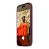 Original Apple iPhone 18 Pro Silicone Case - MagSafe Compatible - Burgundy (MK8U4ZM/A)