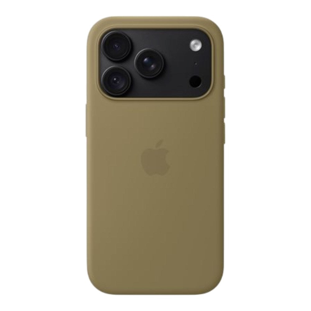 Original Apple iPhone 18 Pro Silicone Case - MagSafe Compatible - Olive (MK8V4ZM/A)