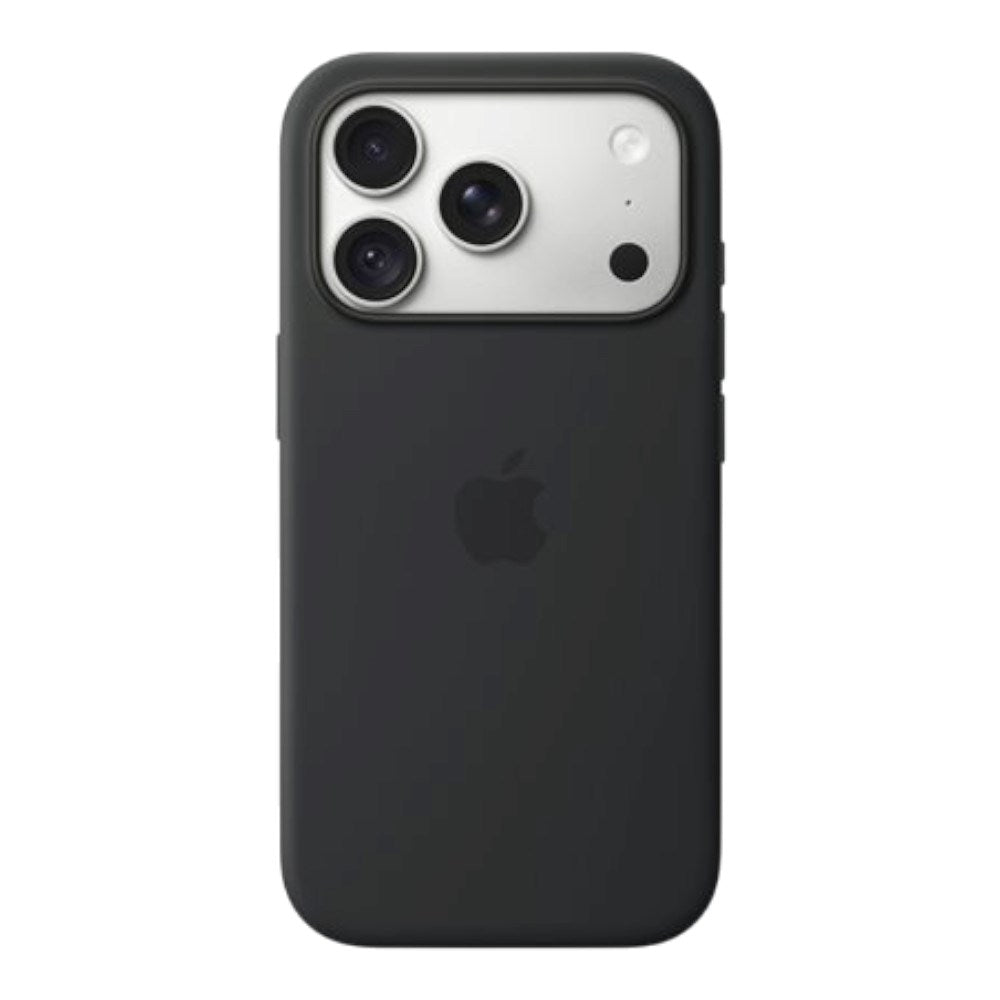Original Apple iPhone 18 Pro Silicone Case - MagSafe Compatible - Black (MK8Y4ZM/A)