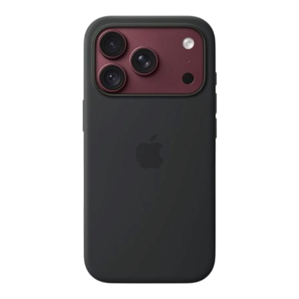 Original Apple iPhone 18 Pro Silicone Case - MagSafe Compatible - Black (MK8Y4ZM/A)