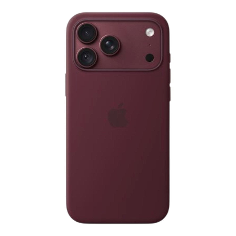 Original Apple iPhone 18 Pro Max Silicone Case - MagSafe Compatible - Burgundy (MK914ZM/A)
