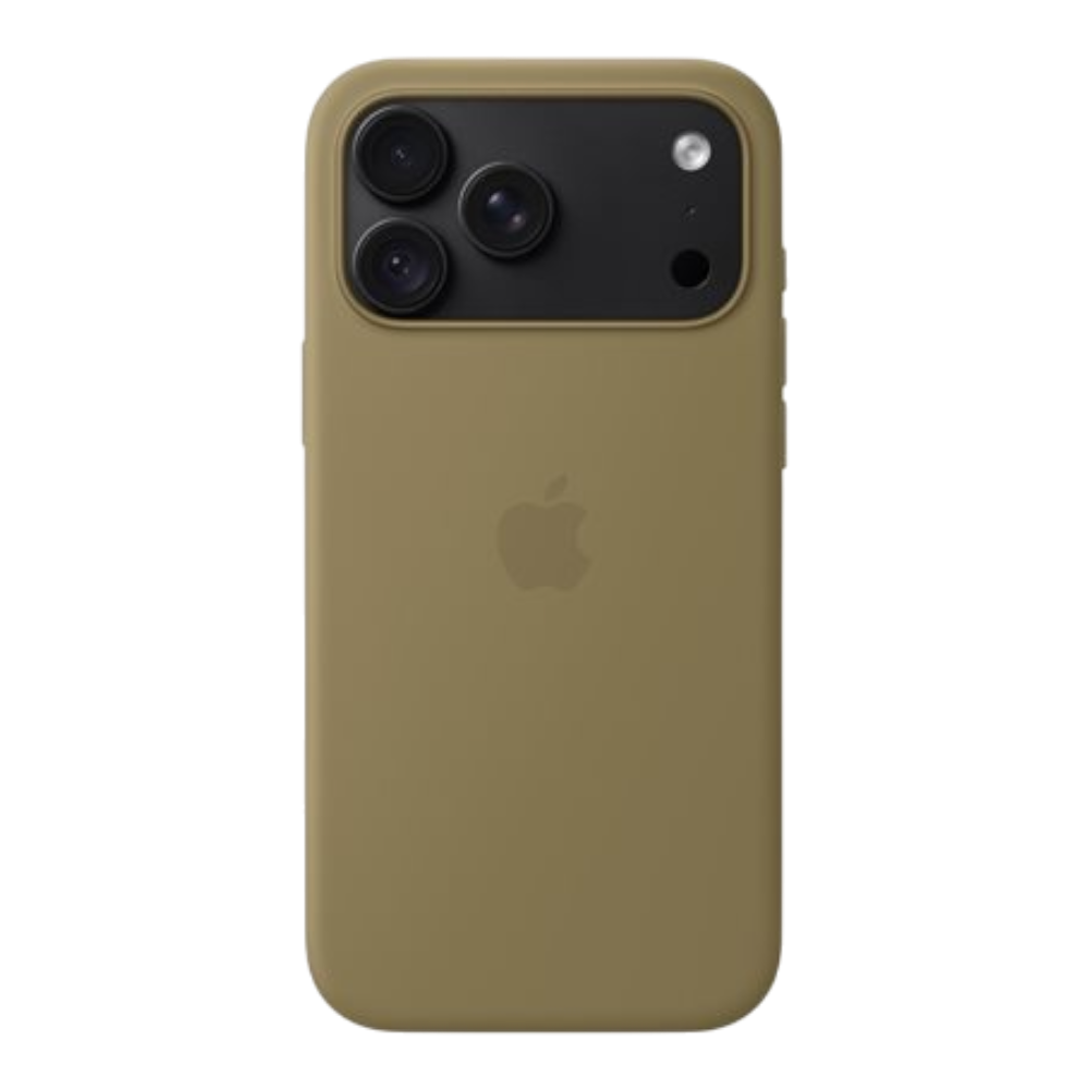 Original Apple iPhone 18 Pro Max Silicone Case - MagSafe Compatible - Olive (MK924ZM/A)