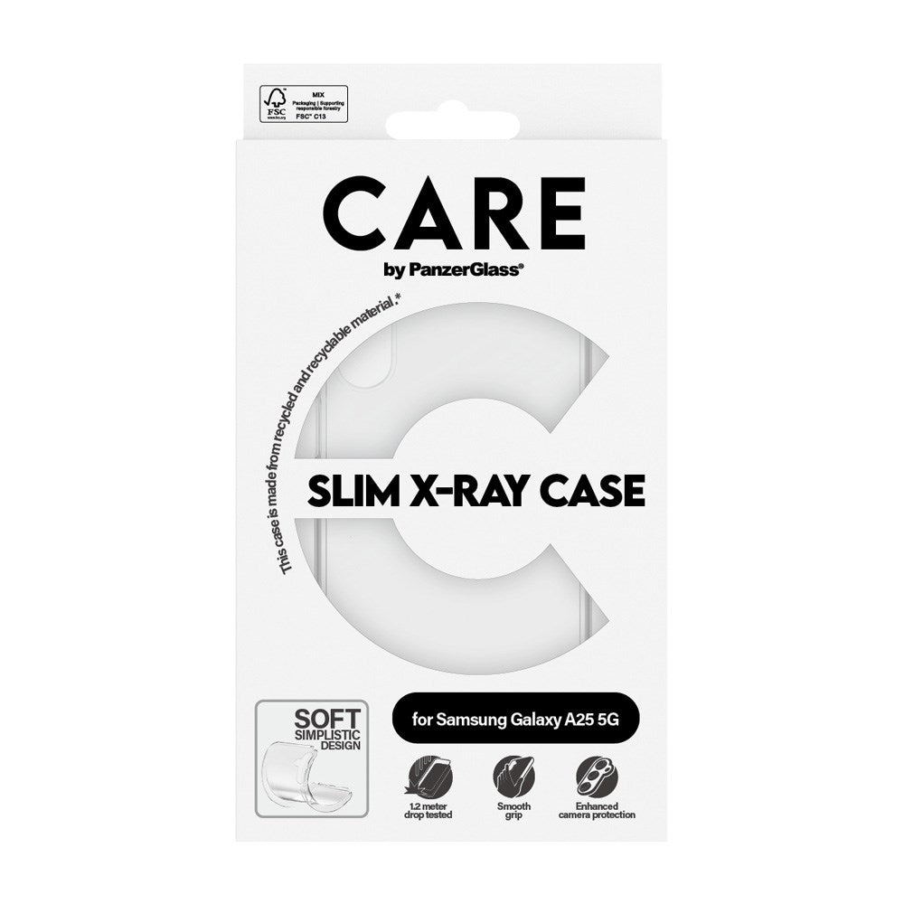 CARE by PanzerGlass Samsung Galaxy A25 (5G) FASHION X-Ray Soft Basic Case - Transparent