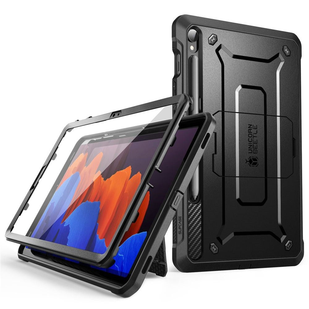 Samsung Galaxy Tab S9 FE SupCase Beetle Unicorn Pro Case with Protective Film - Black