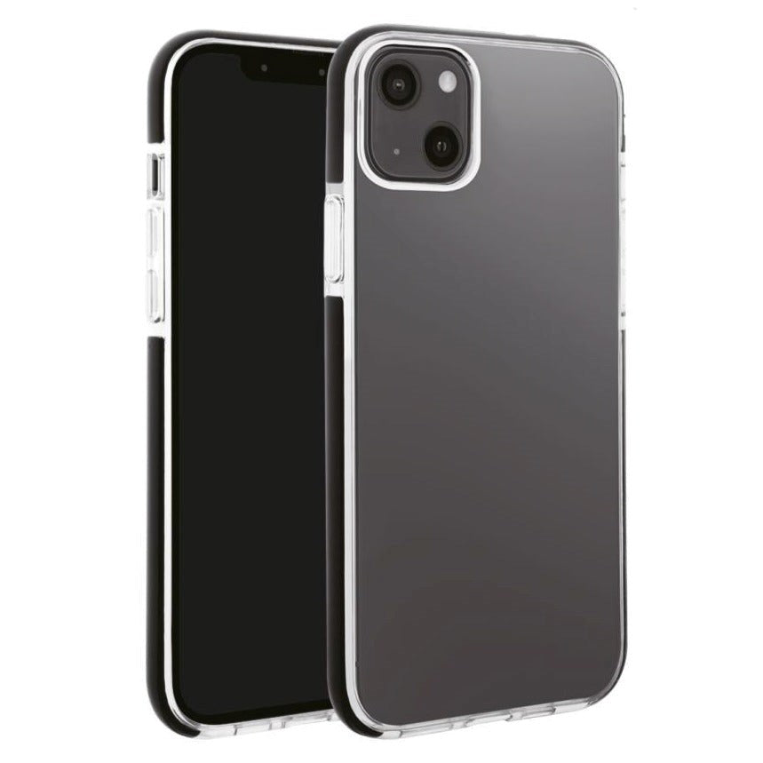 iPhone 13 Vivanco Rock Solid Case - Transparent & Black