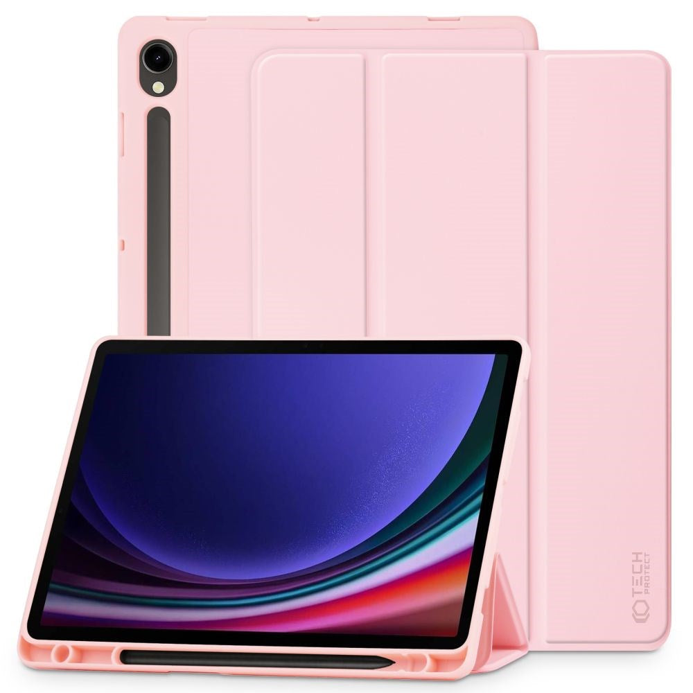 Samsung Galaxy Tab S9 FE Tech-Protect SC Case w. Stylus Holder - Pink