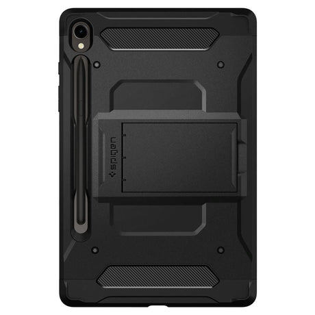 Samsung Galaxy Tab S9 Spigen Tough Armor Pro Case w. S-Pen Holder & Kickstand - Black