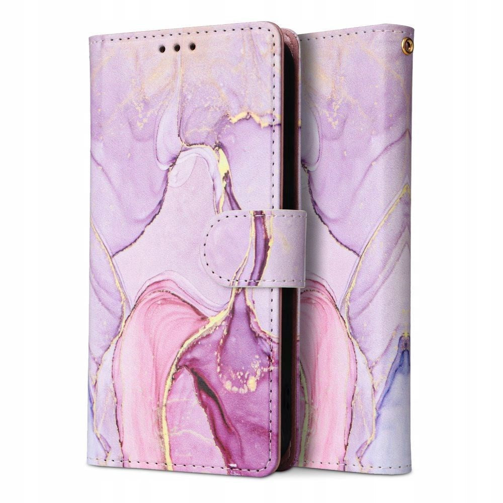 Samsung Galaxy A23 / A23 (5G) Tech-Protect Tech-Protect Flip Wallet - Purple Marble