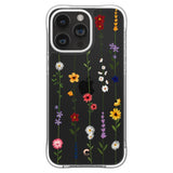 iPhone 15 Pro Cyrill Cecile Plastic Case w. Strap - Flower Garden