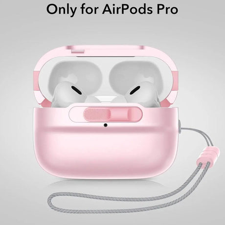ESR AirPods Pro (1st & 2nd Gen) HaloLock Pulse Case - MagSafe Compatible - Pink