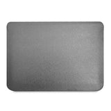 Guess Protective MacBook Sleeve 13 "/ 14" (33 x 23 Cm) - Saffiano Triangle - Silver