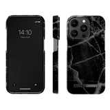 iDeal Of Sweden iPhone 14 Pro Fashion Case - MagSafe Compatible - Black Thunder Marble