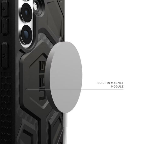 Samsung Galaxy S26 UAG Monarch Pro Carbon Hybrid Case – MagSafe Compatible – Black