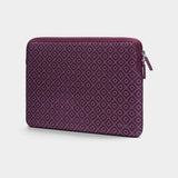 Trunk Neoprene Sleeve for Laptop 13" (30.5 x 22 x 2 cm) - Wine Red Rhombe