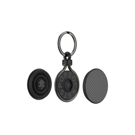 PopSockets Holder Metal Key Ring - PopChain - Black