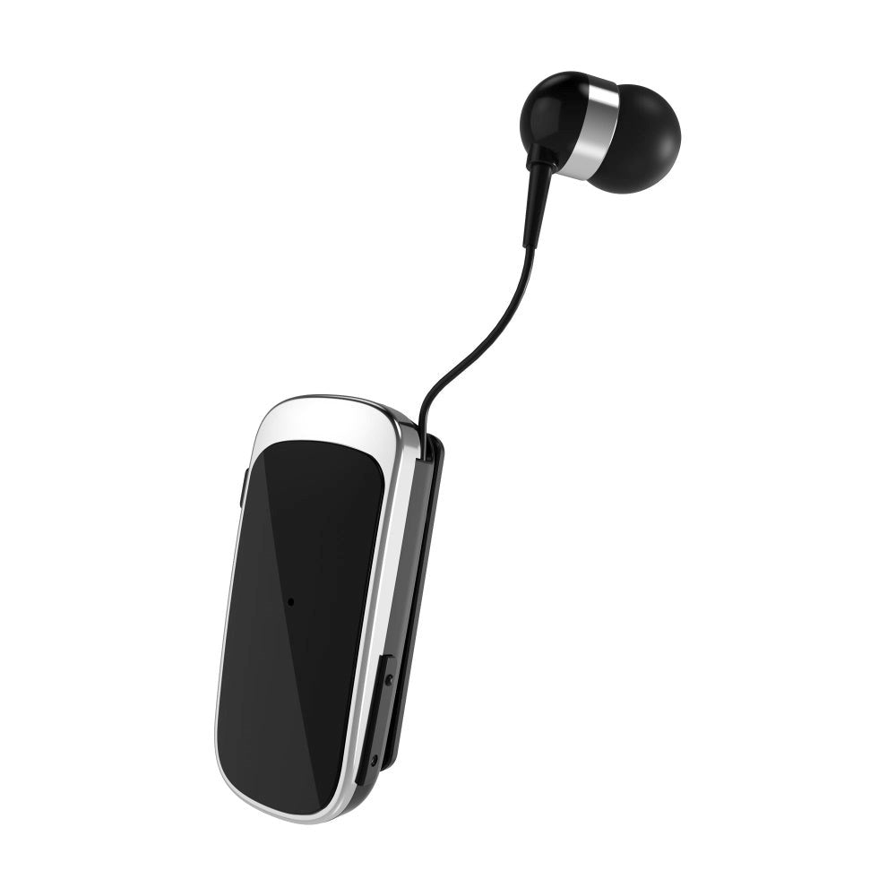 XO BE21 In-Ear Bluetooth Earphone with Retractable Line - Black