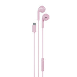 Happy Plugs Headphones with USB-C - In-Ear - Pink