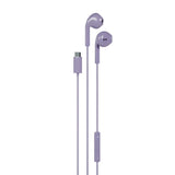 Happy Plugs Headphones with USB-C - In-Ear - Purple