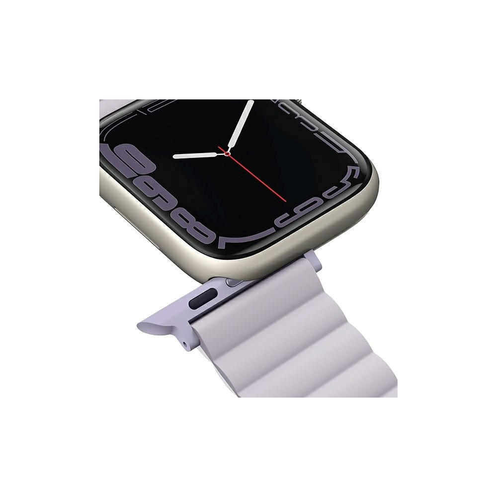 Apple Watch (42/44/SE/45/49MM) UNIQ Revix Reversible Watch Strap Magnetic - Purple / White