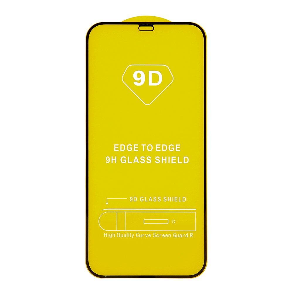 Samsung Galaxy A14 (5G) Unipha Tempered Glass Screen Protector - Full Fit - Transparent / Black Edge