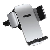 Baseus Vent Mount - Car Phone Holder - Max Phone: 68 - 85mm - Silver