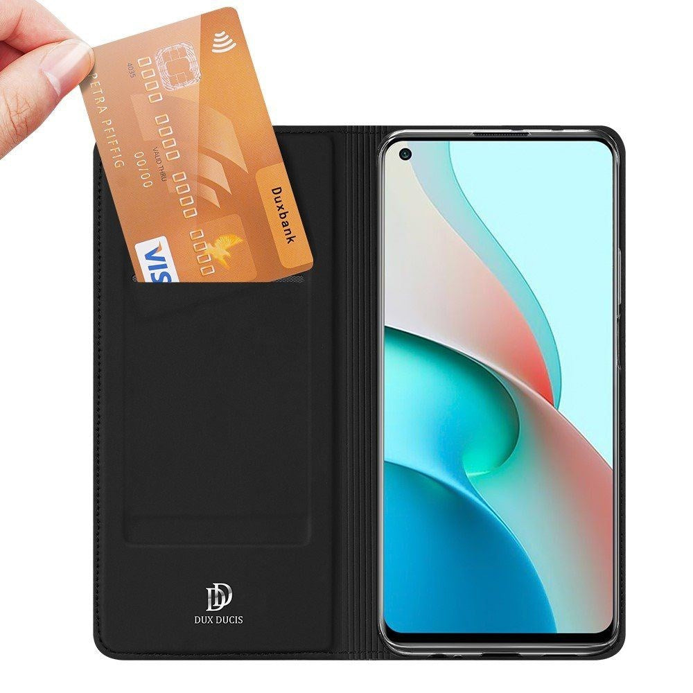 Xiaomi Redmi Note 9T (5G) DUX DUCIS Skin Pro Series Thin Wallet Case - Black