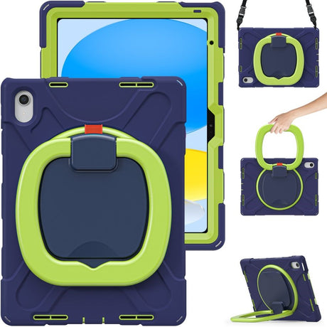 Tech-Protect iPad 10.9" (2024/2022) X-Armor Case - Kickstand - Blue / Green