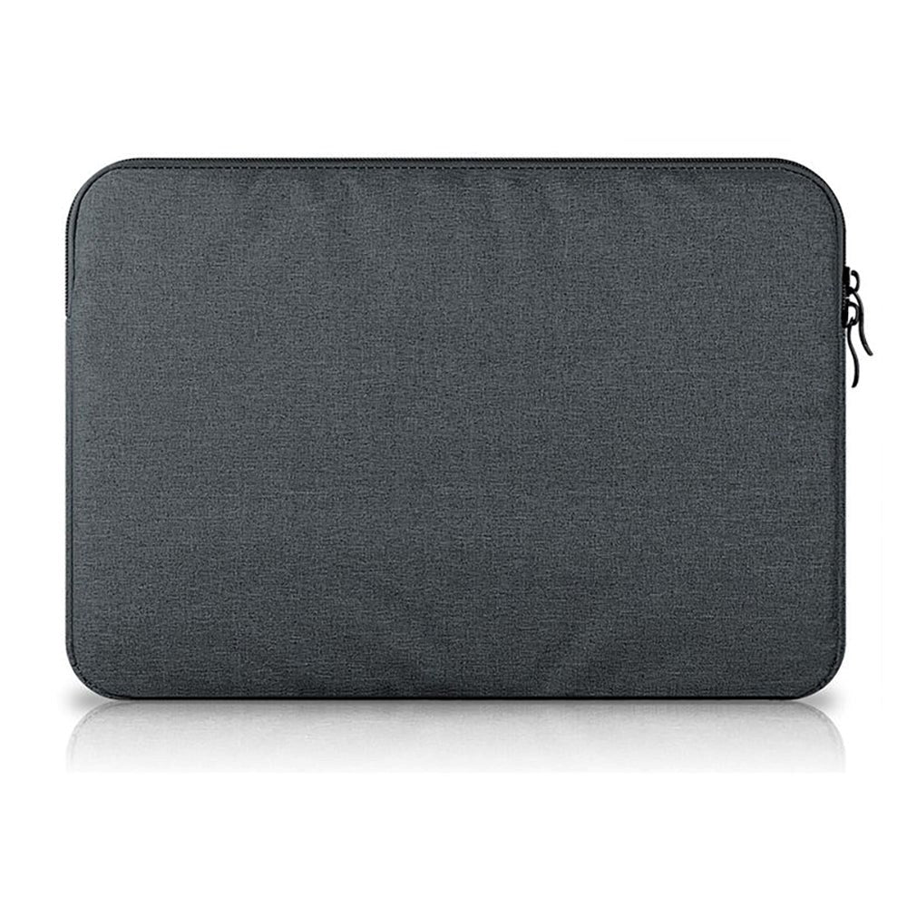 Tech-Protect Fabric Laptop Sleeve 13-14" w. Extra Pocket (33 x 24 cm) - Dark Grey