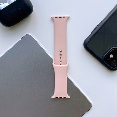 Apple Watch (38/40/SE/41/42mm) Tech-Protect Icon Band Silicone Strap - Pink