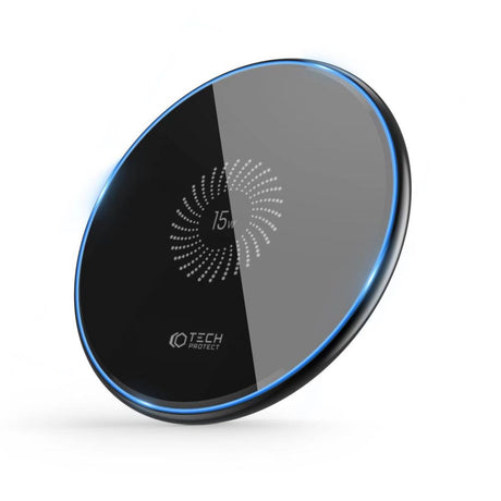 Tech-Protect C1 Single Charging Pad Wireless Charger 15W - Black