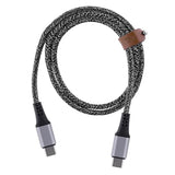 T'NB (5A/60W) Braided USB-C to USB-C Cable 1.5 meters - Black