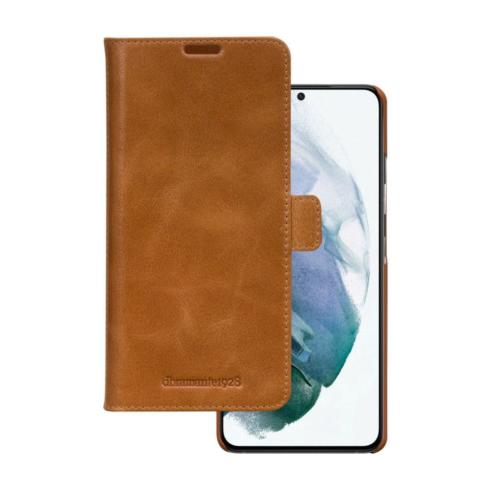 Samsung Galaxy S21+ (Plus) dbramante1928 Lynge Genuine Leather Magnet Case - Tan