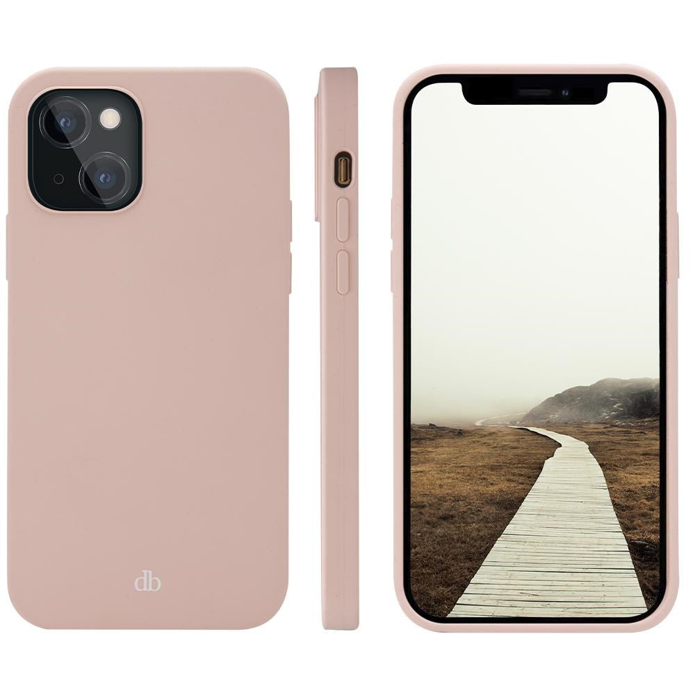 dbramante1928 iPhone 13 Mini Monaco Case - 100% Recycled Plastic - MagSafe Compatible - Pink Sand