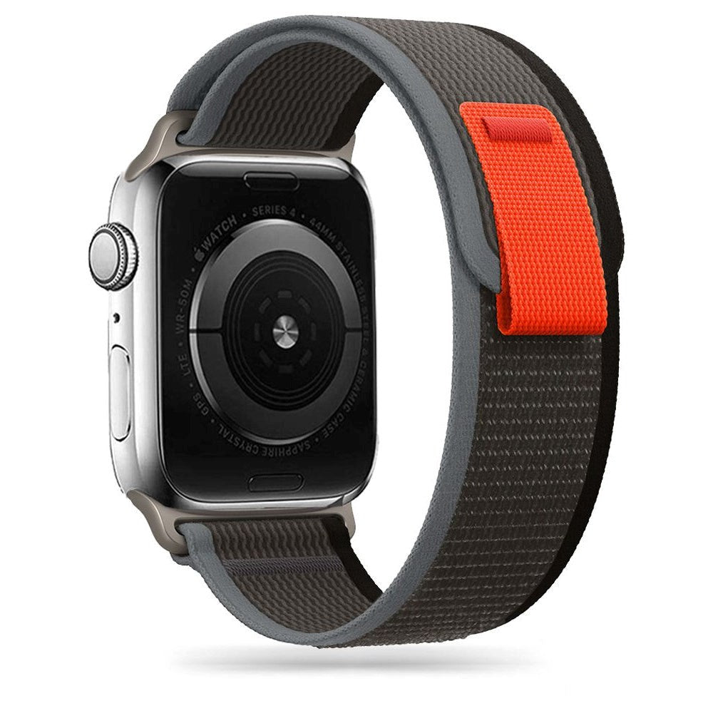 Nylon Velcro Strap for Apple Watch (42/44/SE/45/46/49mm) Tech-Protect - Black