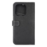 iPhone 16 Pro Essentials 2-in-1 Leather Flip Case - MagSafe Compatible - Balck