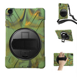 Samsung Galaxy Tab A 10.1" (2019) Tough Case w. Hand Holder & Shoulder Strap - Camouflage