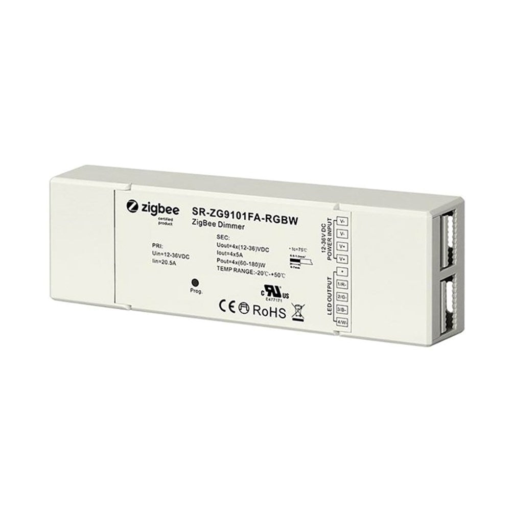 Light Solutions - Mini ZigBee Sunricher RGBW Controller - 12-36V - White