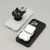 Pop Holder w. Mirror - Cat - Black