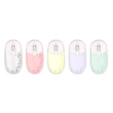 T'NB Souris Sans File Wireless USB-A Mouse w. Light - Transparent / Multi