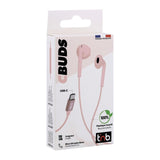 T'NB C-SOUND In-Ear Headphones - USB-C - Pink