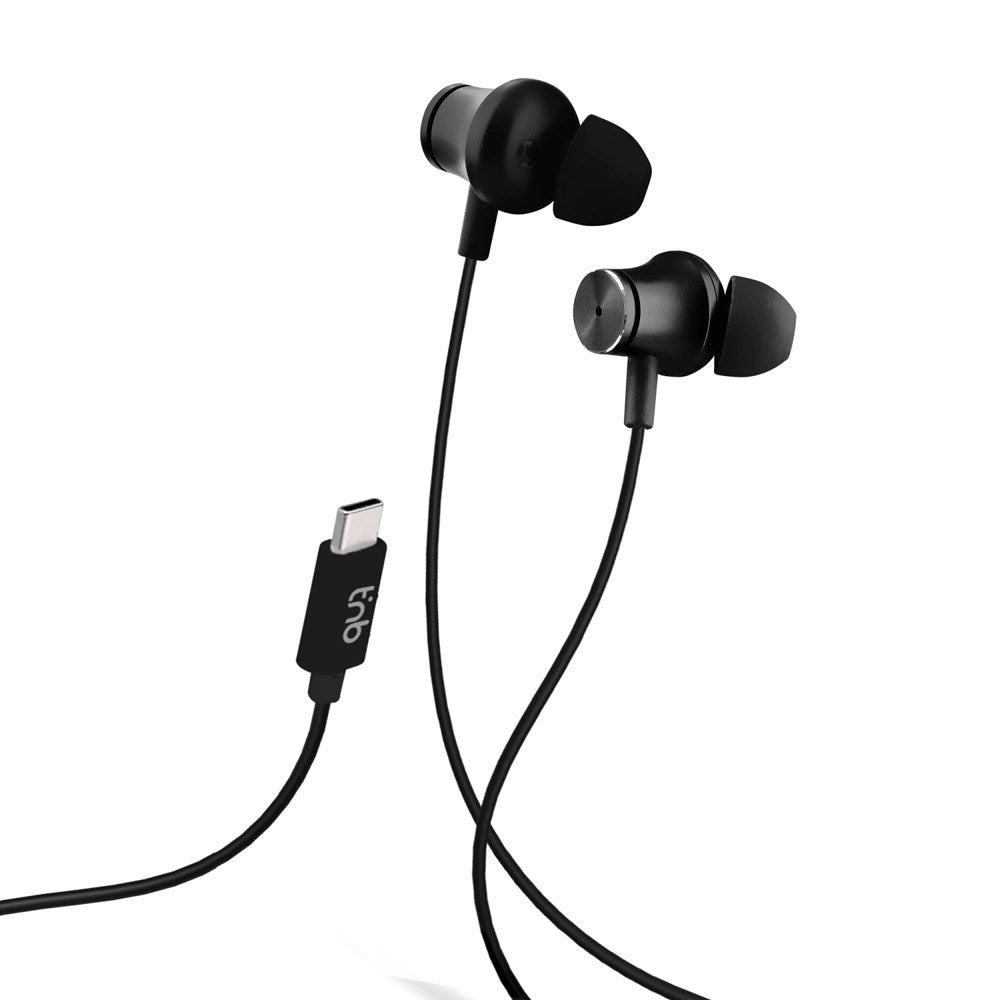 T'NB USB-C In-Ear Headphones - ANC - Black