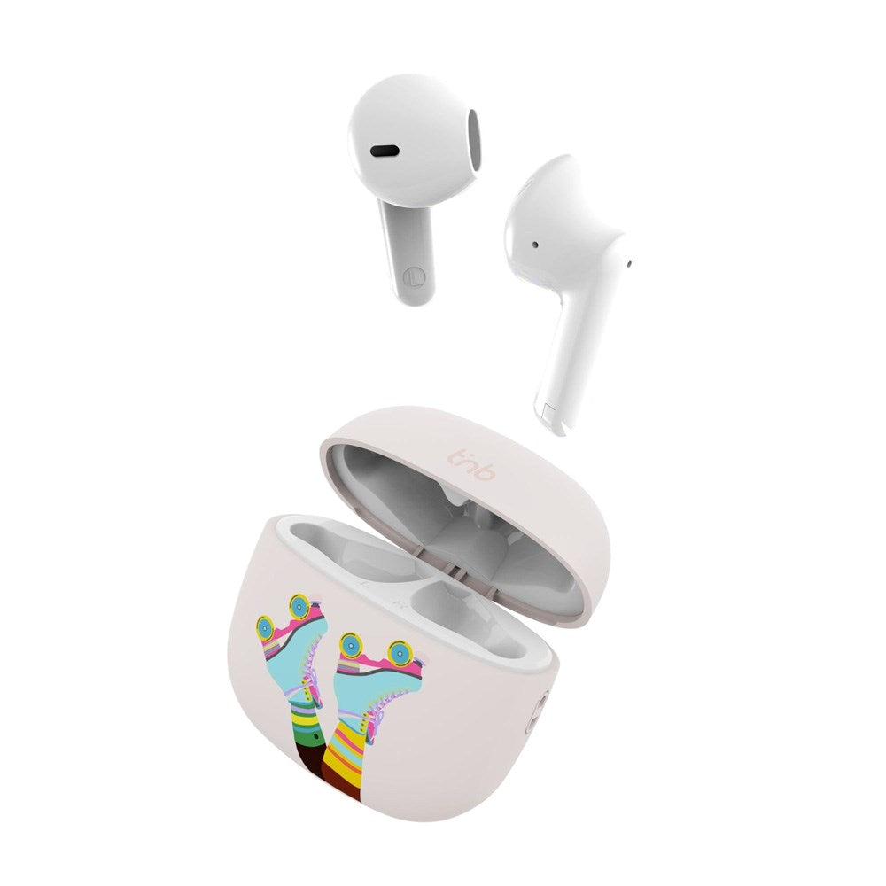 T'NB ORIGIN Wireless In-Ear Headphones with Charging Case - Roller Skates Design