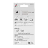X2O 20W Wall Charger with 1x USB-A & 1x USB-C - White