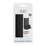 Samsung Galaxy S26 Ultra X2O Classic Wallet Flip Case - Black