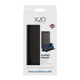 Samsung Galaxy S26 X2O Classic Wallet Flip Case - Black
