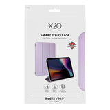 iPad 11" (2026 / 2025) / 10.9" (2024 / 2022) X2O Smart Folio Flip Case - Purple